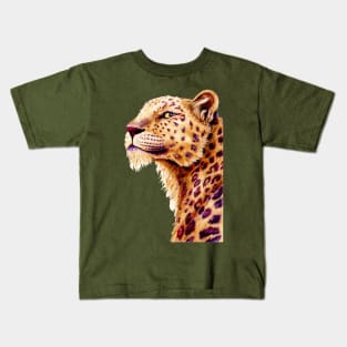 Ancient Snow Leopard Kids T-Shirt